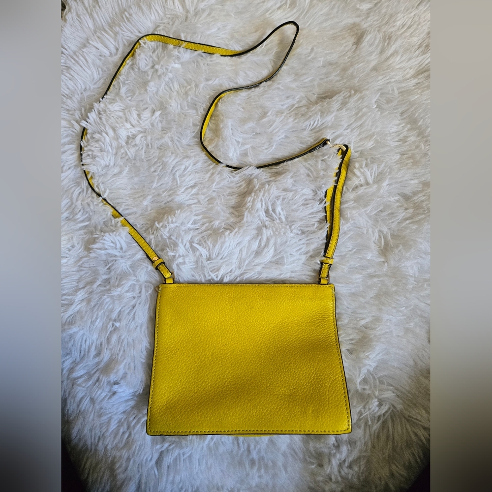 Kate Spade Yellow Leather Crossbody Bag - Picture 2 of 3